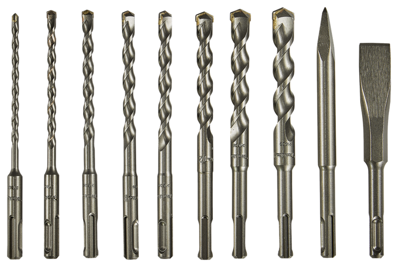 Accessori Makita set trapano e scalpello 10 pezzi - d-57059 d-57059