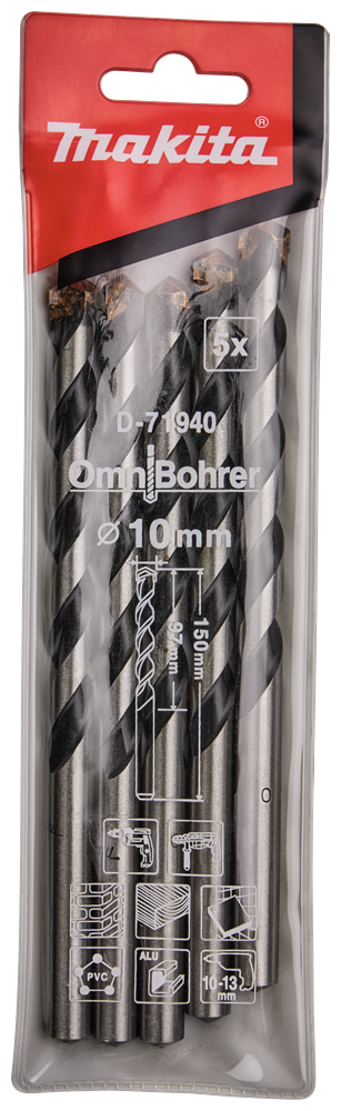 Accesorios Makita multitaladro 10x150mm - d-71940 d-71940