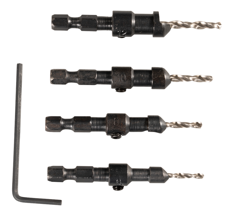 Makita accessoires verzinkboor quad driver-set - d-73455 - d-73455