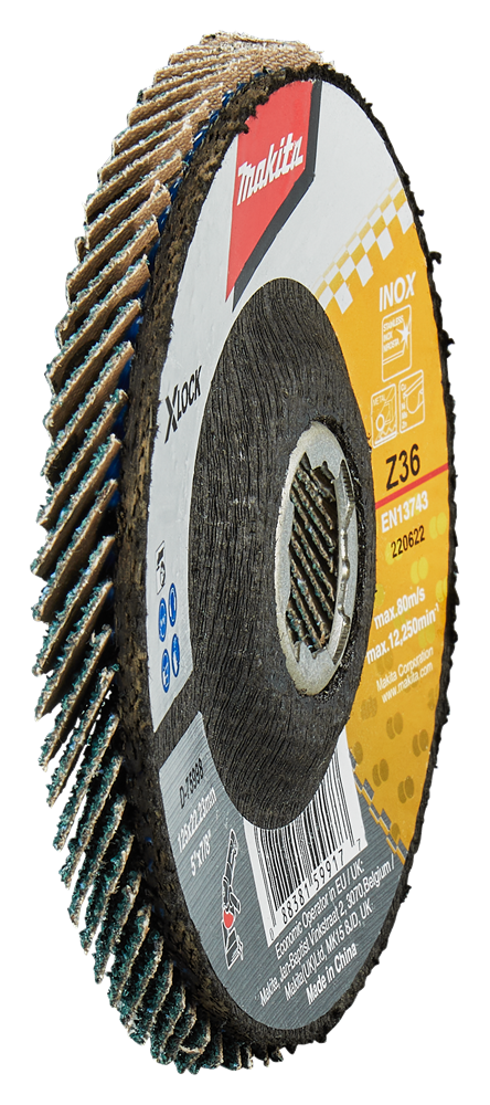Accesorios Makita disco de lijado de solapa x-lock 125mm z36 - d-75998 d-75998