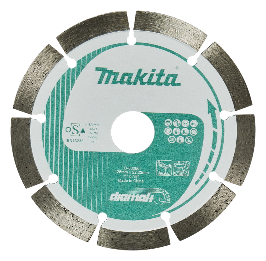 Accessori Makita disco diamantato 125x22,23x1,8mm - d-80086