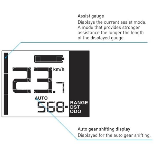 Passaggi Shimano Visualizza il sistema elettrico elettrico SC-EN500