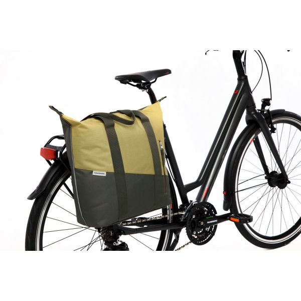 New Tas New Kota Shopper | Oslo | olive green yellow | 24L