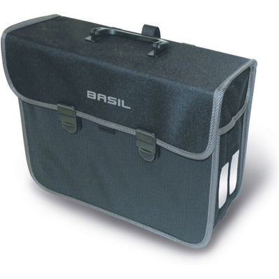 Basil Malaga Fietstas Zwart 13L