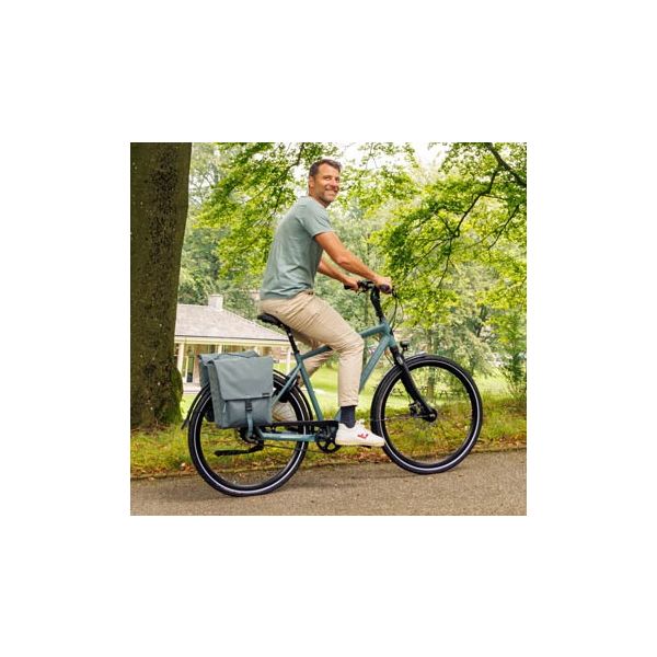 NewLooxs New Double Bag Tulum Retake. 32l rpet gray green