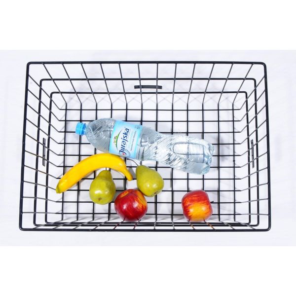 Basil Zembla - Bicycle basket - On the back - Black