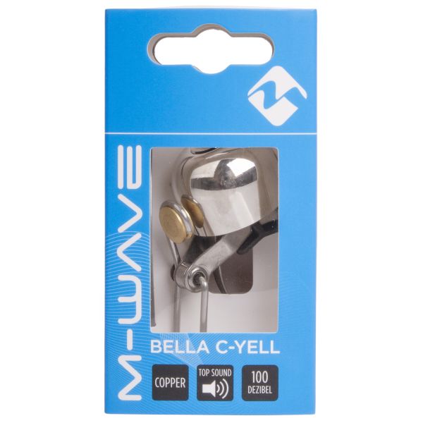 M-Wave Bella C-Yell Mini-Bel Copper Plate, diámetro 30 mm