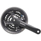 Shimano Crankset 7 8 Speed ​​Acera FC-M361 175 48 x 38 x 28T with chain screen black