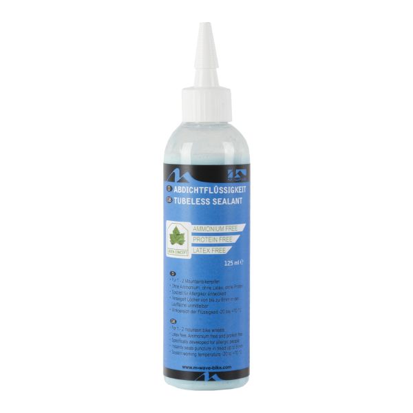 Sigillante tubeless m-wave in bottiglia ricaricabile 125 ml