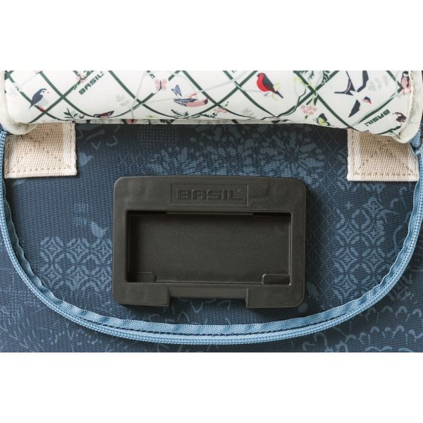 Basil Bohème City Bag- Blue, Elegant Hand-, Shoulder and handlebar bag, Water-repellent, 8 liters Content
