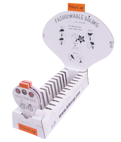 Bikecap Saddle Clines Tour Display con waaier