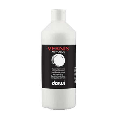 Sin marca darwi • barniz acrílico acabado brillante 500ml