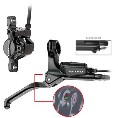 Tektro HD-E350 hydraulic disc brake set LH + sensor cable 1800mm black