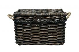 Basqueta de bicicleta Melbourne 45 litros 45 x 33 cm Rattan Brown