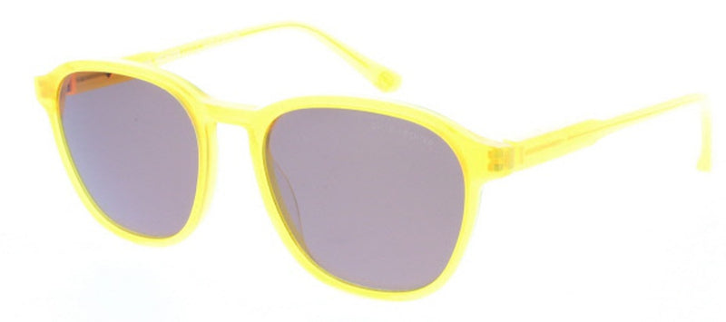 Occhiali da sole DHS204 Cat quadrato maschile. 3 marrone giallo