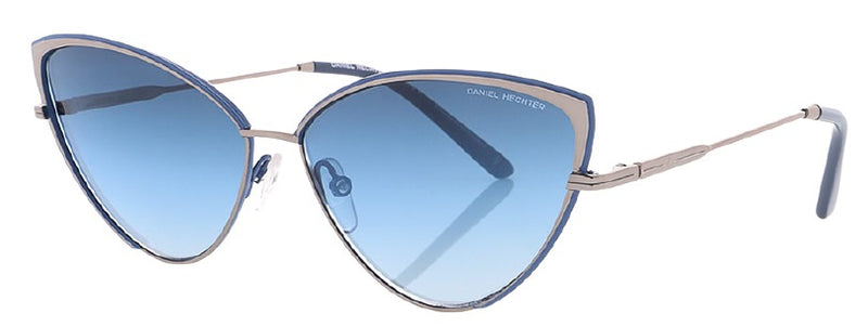 Occhiali da sole dhs232 cat-eye cat. 3 vetro d'acciaio di blu
