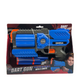 Lancia dardi omega con 6 dardi blu 25 cm