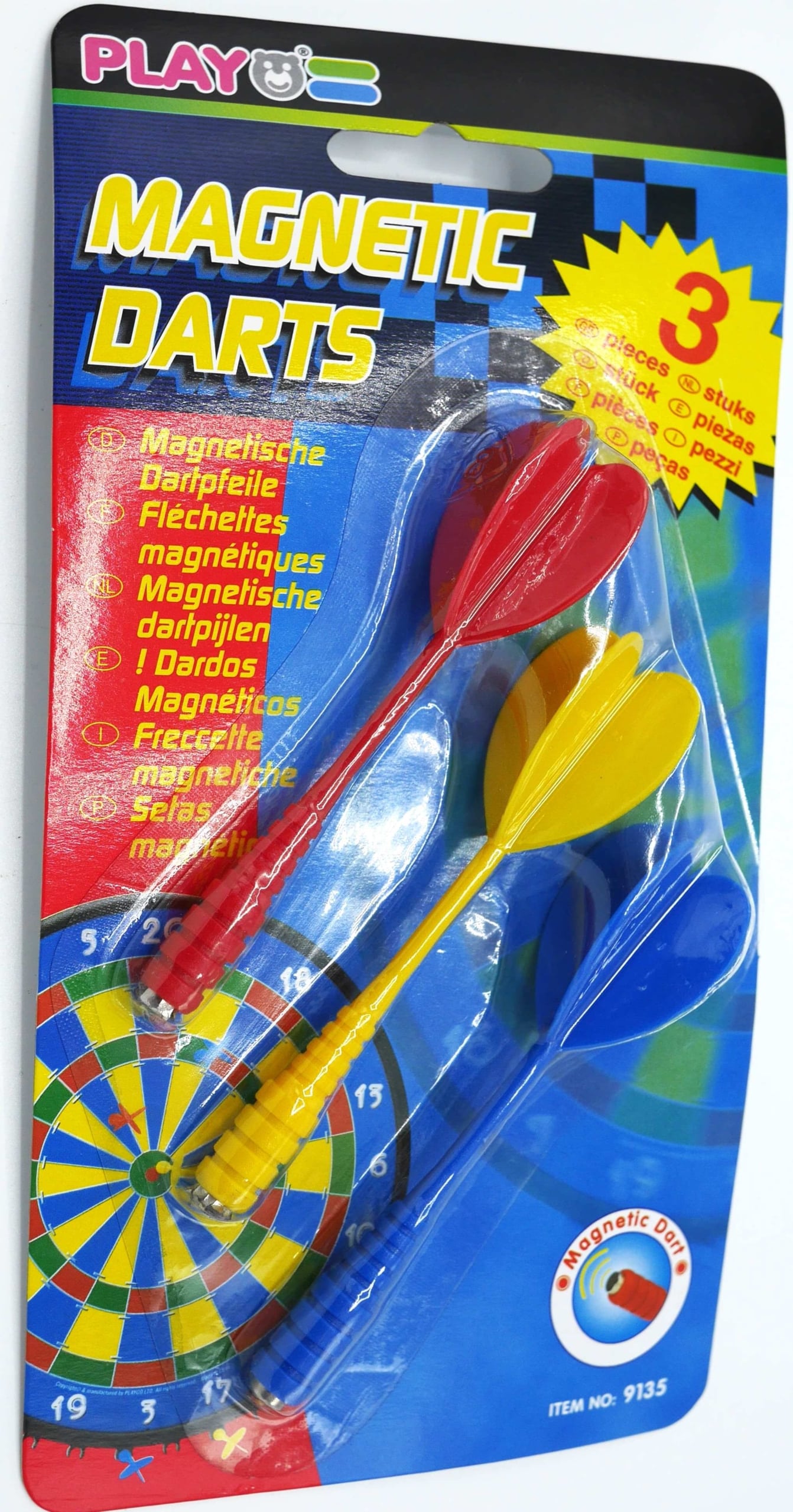 Dardos magnéticos 3 piezas, 10.5 cm de largo