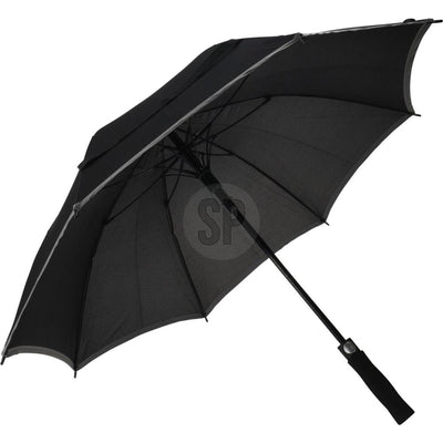 Pioneer umbrella black with gray edge ø104cm