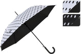 Paraplu met stippen 104x86cm - afbeelding 1