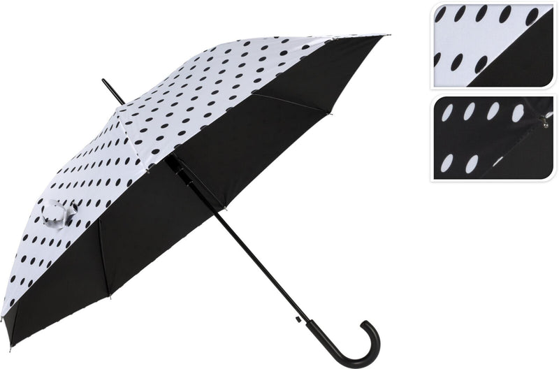 Ombrello con pois 104x86cm