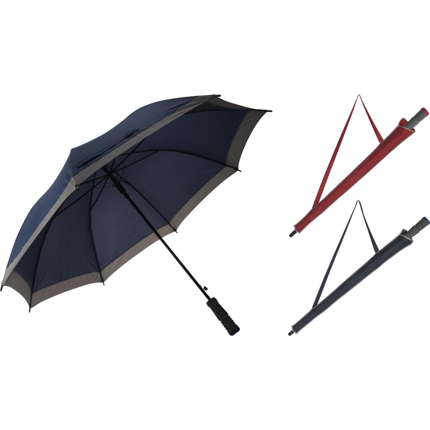 Ombrello 104 cm blu o bordeaux