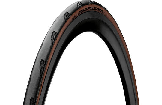 Continental Grand Prix Raceband 700x25c, marrone nero, tubeless, 25-622 Etro