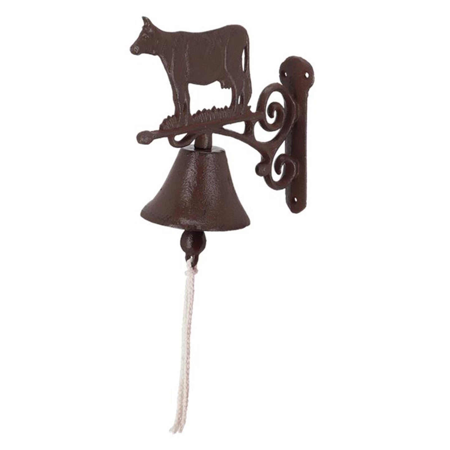 Esschert design timbre vaca hierro fundido