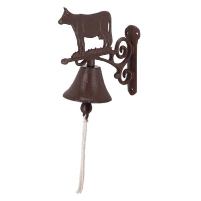 Campanello Esschert design mucca in ghisa
