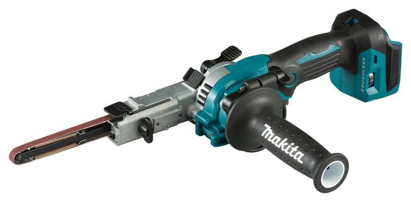 Levigatrice a nastro Makita dbs180z 18 v 9 mm senza batterie e caricabatterie, in scatola - dbs180z