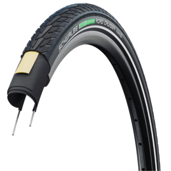 Schwalbe motion road cruiser 28x1.40 700x35c (37-622) wired active line green black+reflex