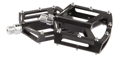 Tecora e pedales bmx cuesta abajo atb plano con alfileres de pedal negro