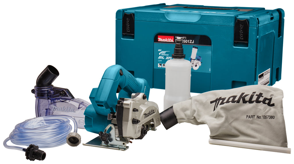 Cortadora de diamante en seco Makita dcc500zjx6 18 v | 18v | 125 mm | sin pilas ni cargador | en mbox dcc500zjx6