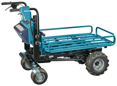 Carriola a batteria Makita dcu604z con portapacchi | 2x18v| corpo | senza caricabatterie