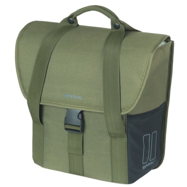 Basil Single Bag Go 16l Dark Green