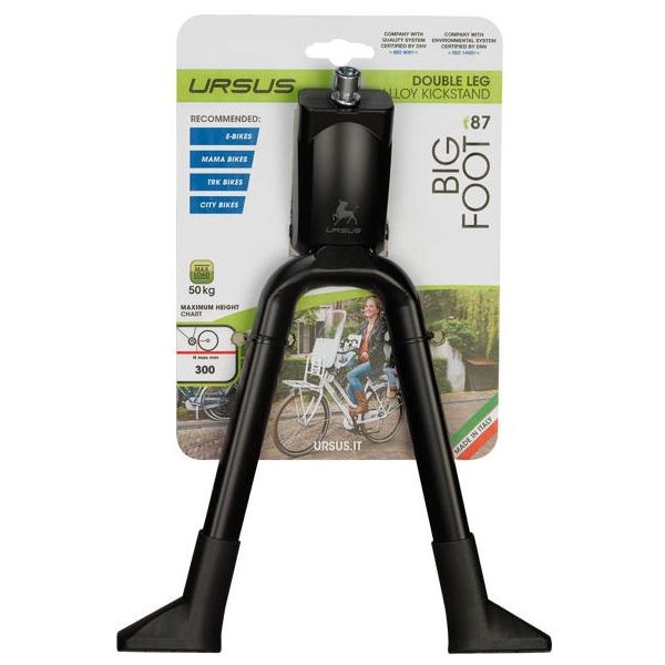 Standard Double Bigfoot Steel 28 Inch Black