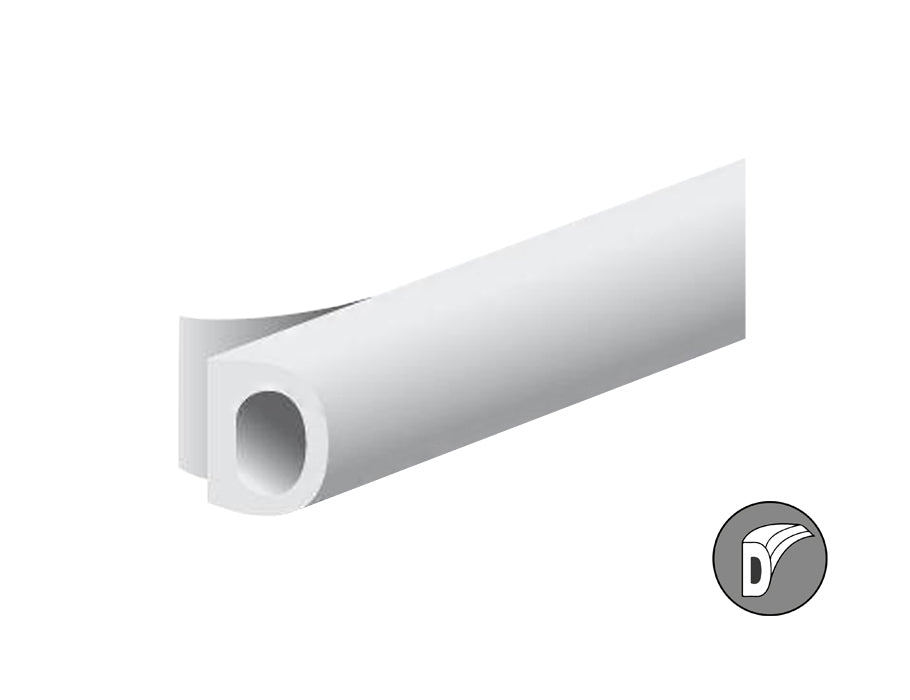 Ellen Draft Band D -Profile - White - 8x6mm - 7,5 m