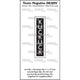 Crealies • testo negativo kuckuck (vertical)