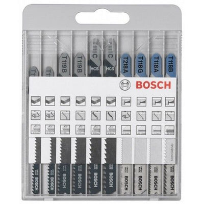 Bosch de 10 piezas Jigsaw Blade Set básico