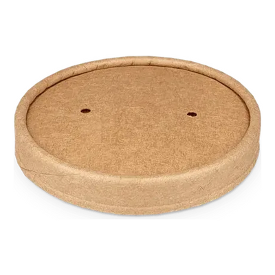 Tapa vaso sopera kraft 90mm (500 piezas)