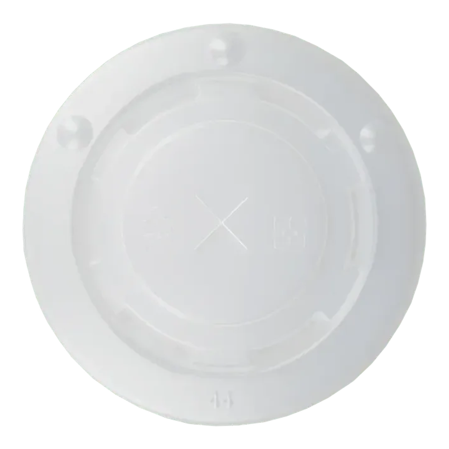 Tazza per frappè con coperchio piatto con croce 90mm plastica (50 pezzi)