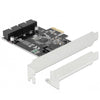 Delock PCI Express Card a 2 x head per pin interni USB 3.0