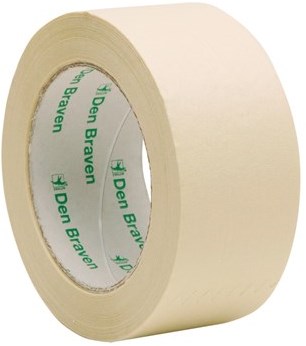 Den braven zwaluw masking tape 25mm x 50mtr 72 p d - 202116 - 202116