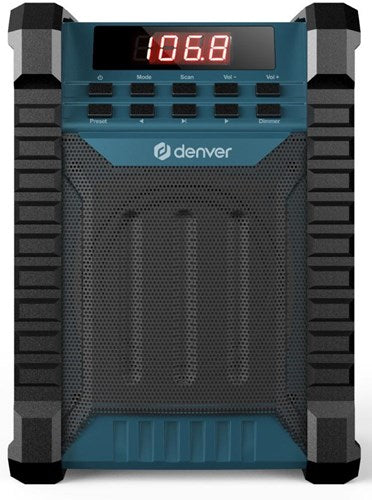 Radio da cantiere Denver con FM e Bluetooth ricaricabile - 8140350