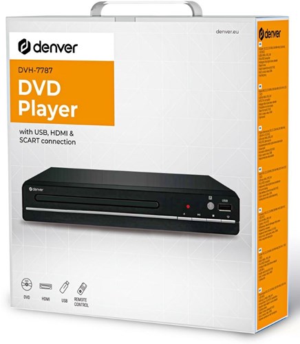 Lettore DVD Denver con porta HDMI, Scart e USB - 9910020