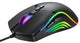 Mouse da gioco ottico Denver con cavo USB RGB luce nera - 9510055