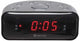 Enzo denver wekkerradio led fm zwart dual alarm - 8140211