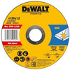 Dewalt 10 dischi da taglio metallo acciaio inossidabile 125 mm x 1 mm - in scatola - dt42340tz