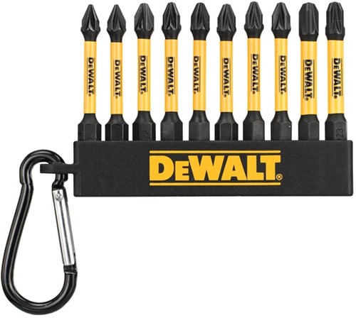 Dewalt accessoires 10-delige pz bitset | 50 mm - dt7276-qz