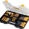 Accessori Dewalt Set da 100 pezzi di viti, trapano e sega a tazza | dt71569-qz